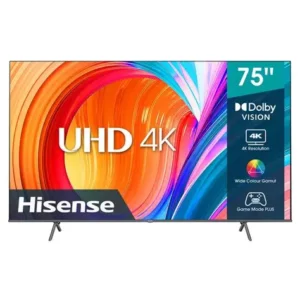 HISENSE TV LED Smart 75″ VIDAA – 4K UHD – 75A6K