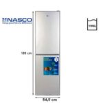 Nasco Réfrigérateur Combine 196 L D2 293fl - Gris